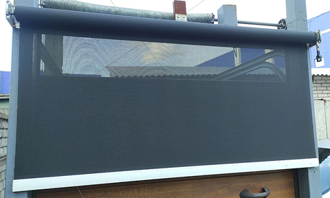 электроприводная маскитная сетка